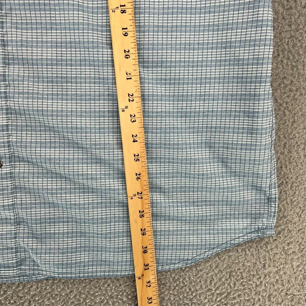 5.11 Tactical Shirt Mens‎ XL Blue White Plaid Button Up Short Sleeve - Picture 9 of 16